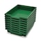 Gratnells Storage Tote Tray, Grass Green, Polypropylene, 8 PK F0110P8 - alternate 1